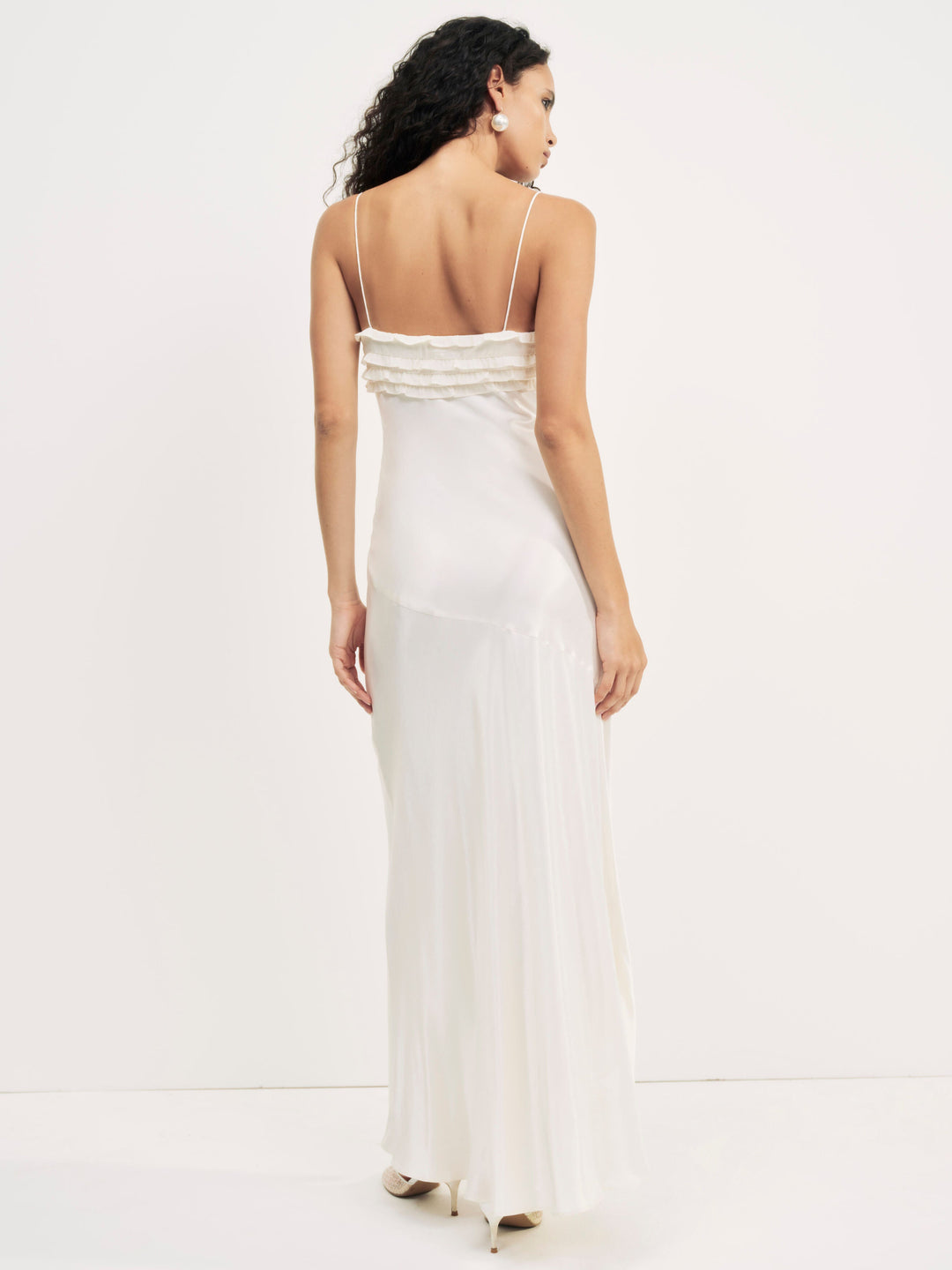 For Love and Lemons Natalie Maxi Dress - Cream