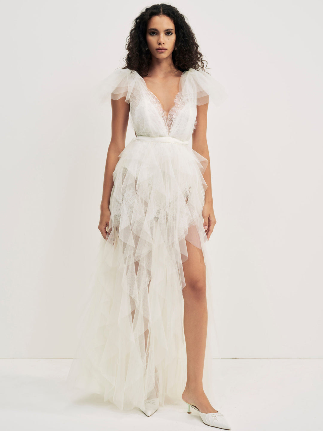 For Love and Lemons Maxine Gown - White