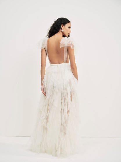For Love and Lemons Maxine Gown - White