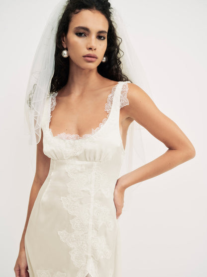For Love and Lemons Clemence Maxi Dress - Cream