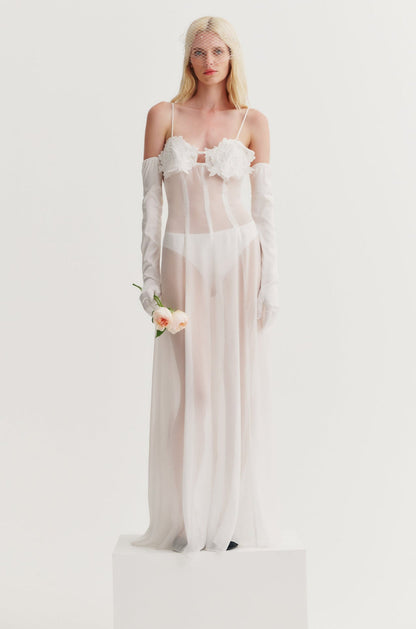 For Love and Lemons Chiara Bridal Gown - White