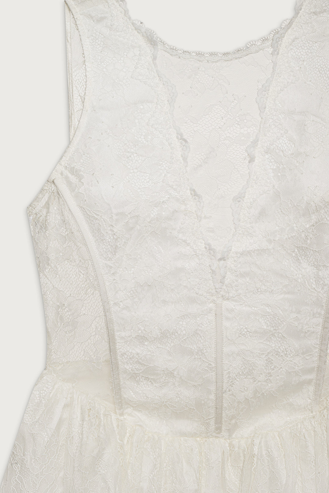 For Love and Lemons Tara Mini Dress - White