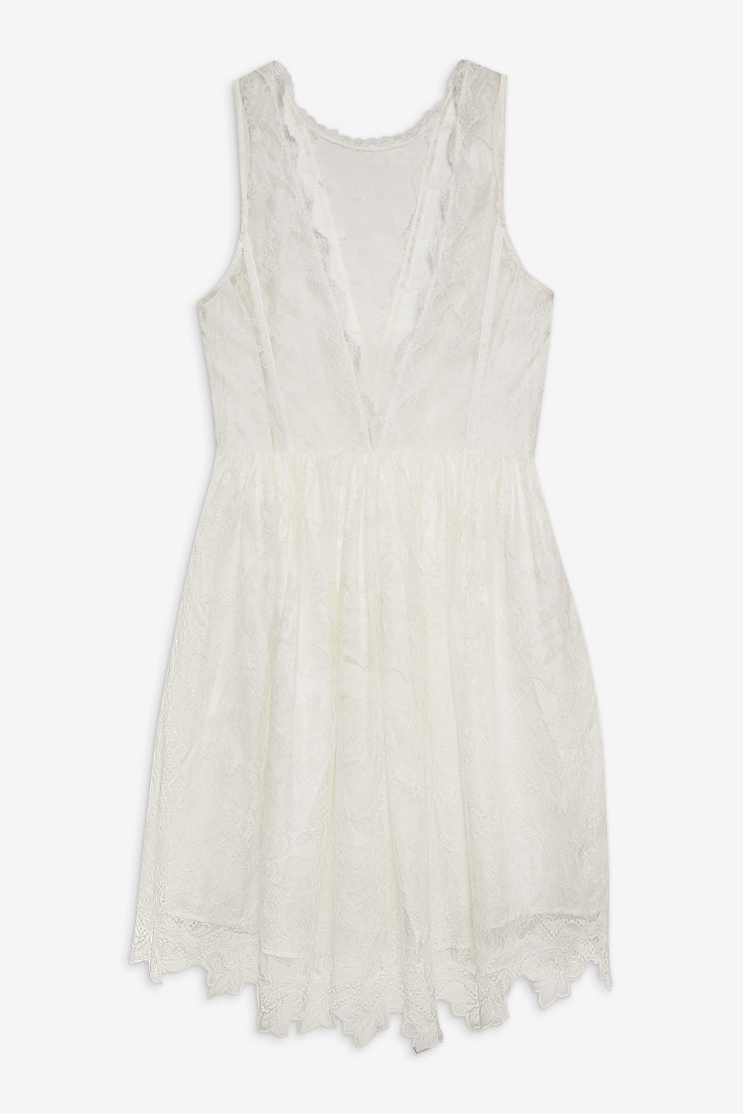 For Love and Lemons Tara Mini Dress - White