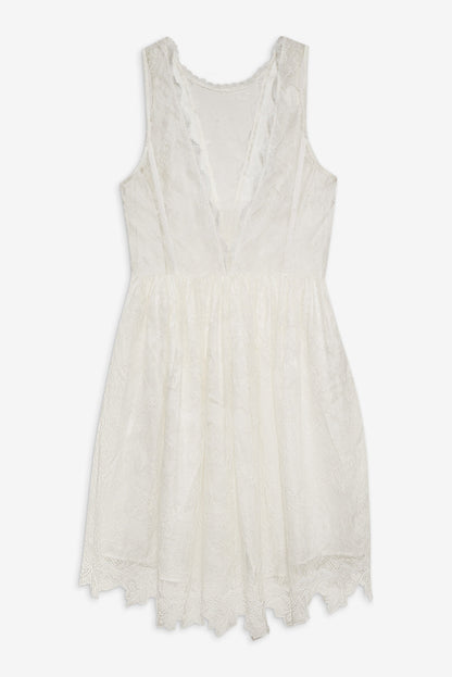 For Love and Lemons Tara Mini Dress - White