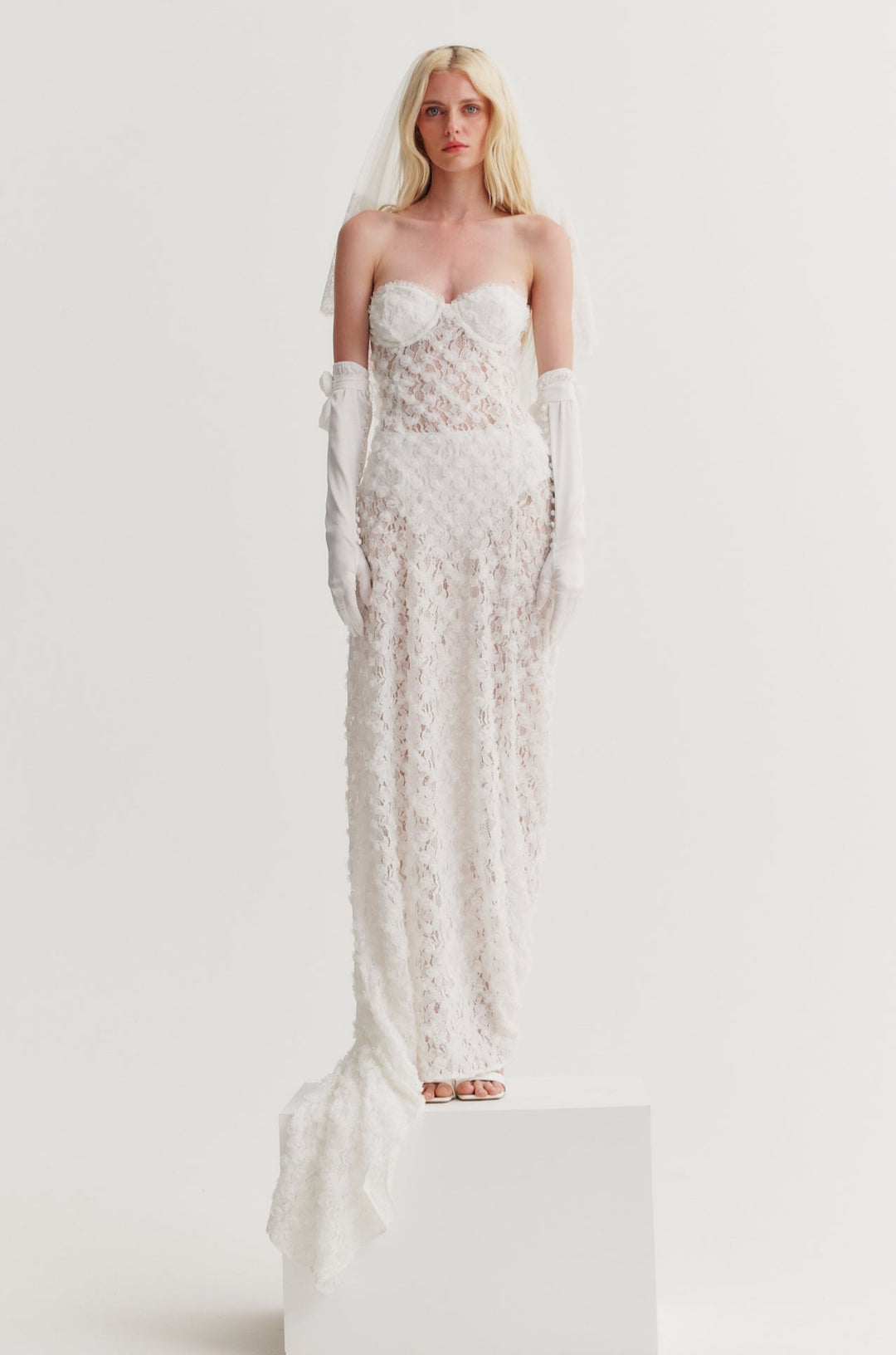For Love and Lemons Arabella Bridal Gown - White