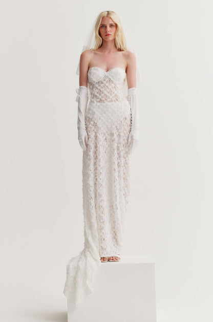 For Love and Lemons Arabella Bridal Gown - White