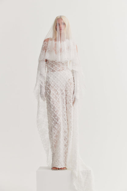 For Love and Lemons Arabella Bridal Gown - White