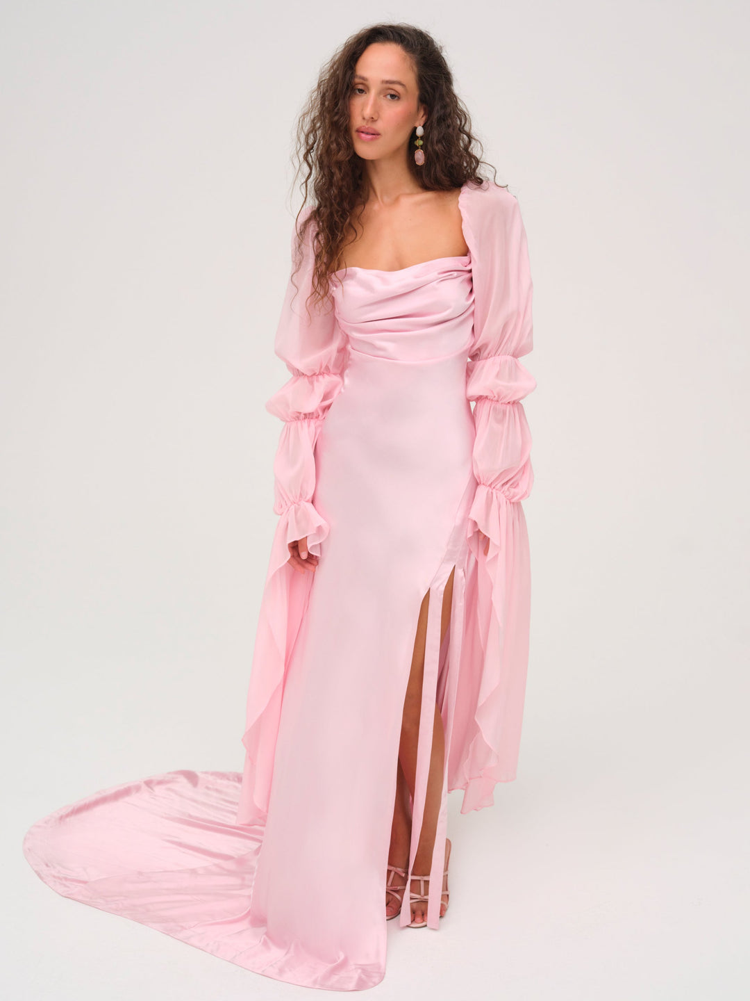 For Love and Lemons Willow Gown - Light Pink