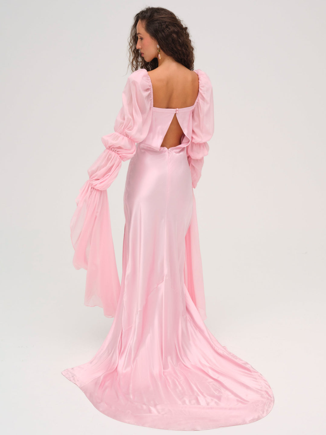 For Love and Lemons Willow Gown - Light Pink