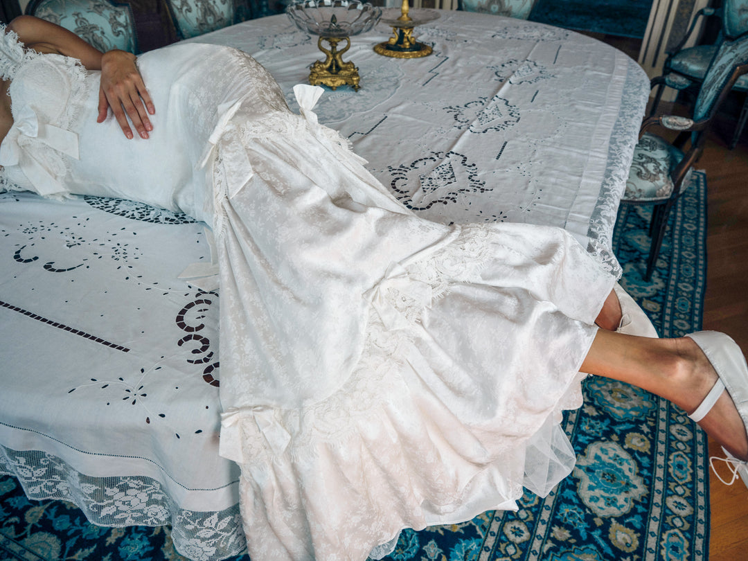 For Love and Lemons Diana Gown - White