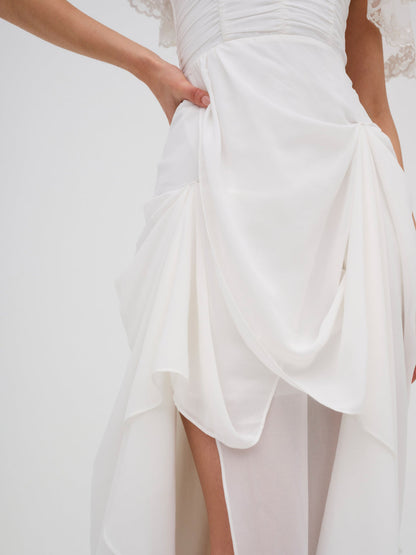 For Love and Lemons June Maxi Dress - White