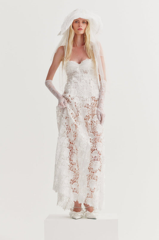 For Love and Lemons Marisol Bridal Gown - White