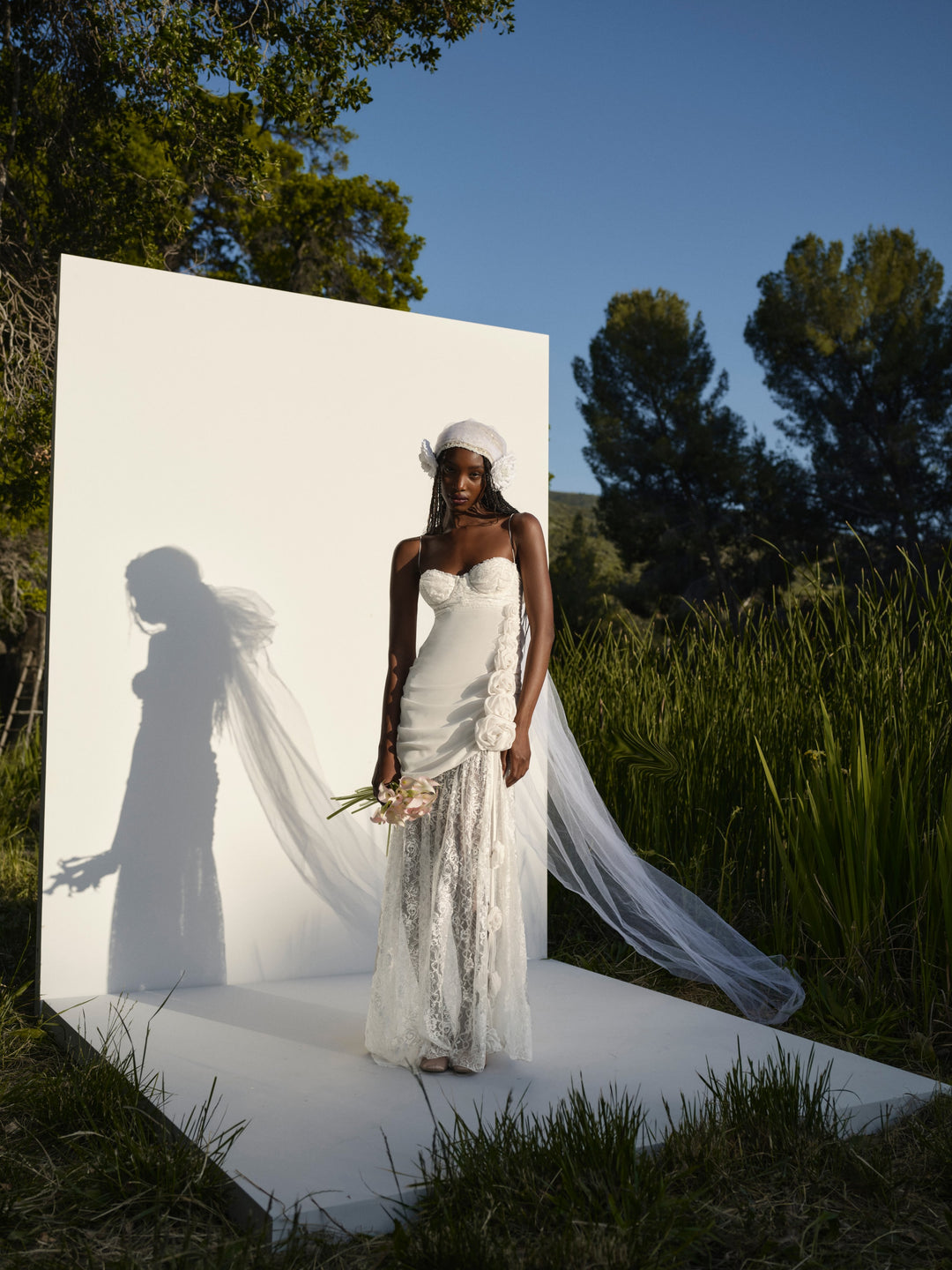 For Love and Lemons Bellany Gown - White