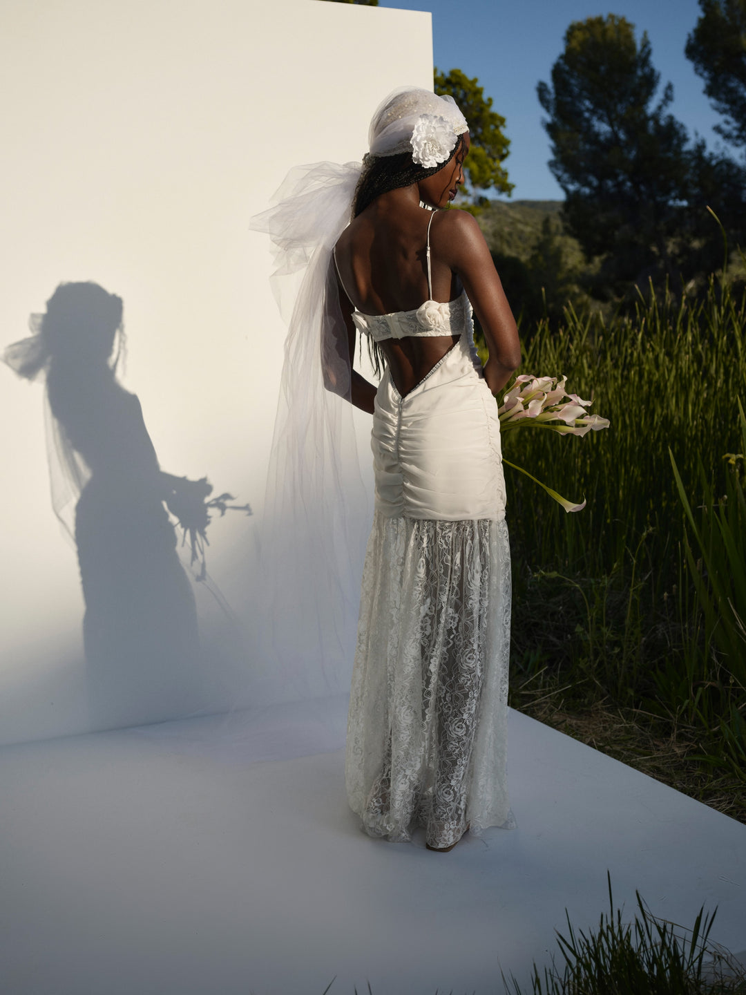 For Love and Lemons Bellany Gown - White