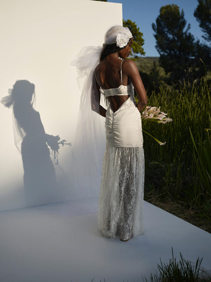 For Love and Lemons Bellany Gown - White