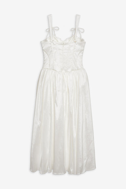 For Love and Lemons Antoinette Taffeta Gown - White
