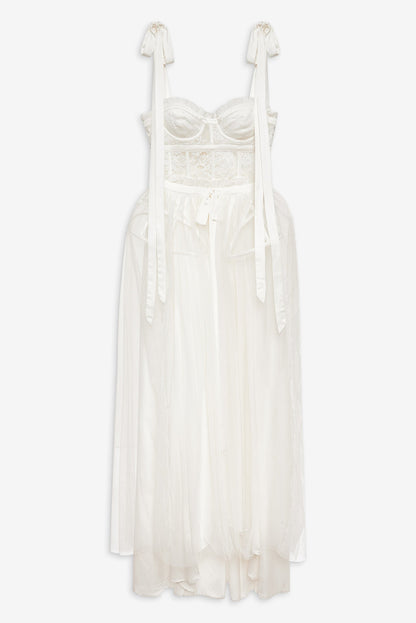 For Love and Lemons Valetta Gown - Cream