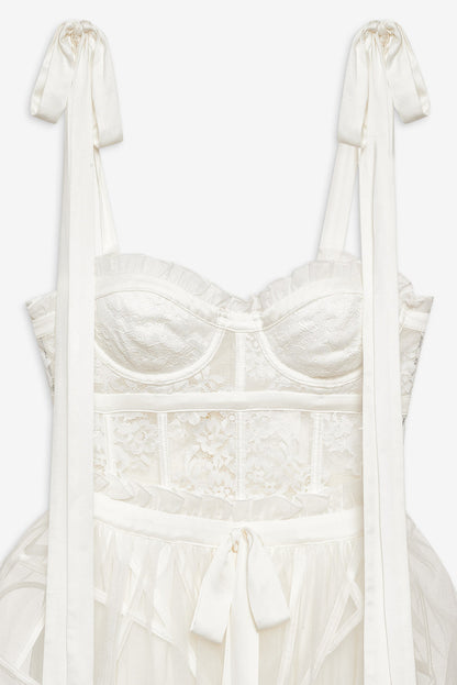 For Love and Lemons Valetta Gown - Cream
