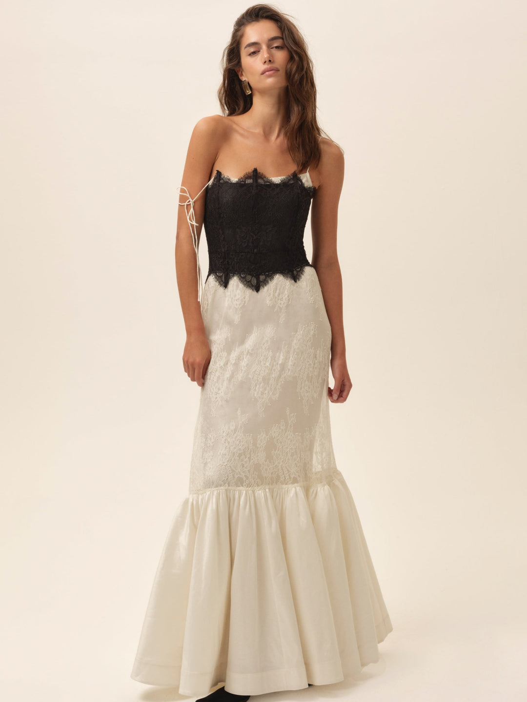 For Love and Lemons Gia Gown - Cream