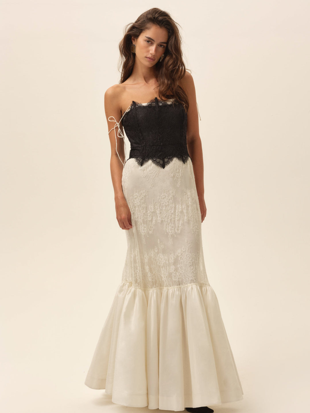 For Love and Lemons Gia Gown - Cream