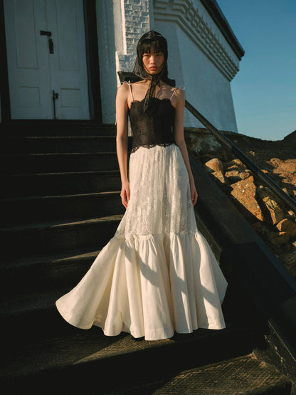 For Love and Lemons Gia Gown - Cream
