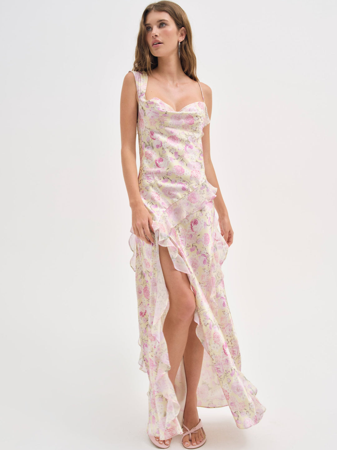 For Love and Lemons Sawyer Maxi Dress - Yellow