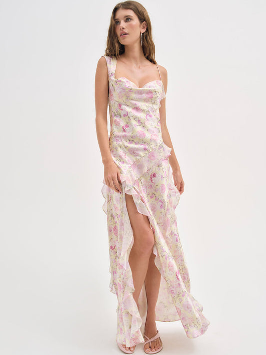 For Love and Lemons Sawyer Maxi Dress - Yellow