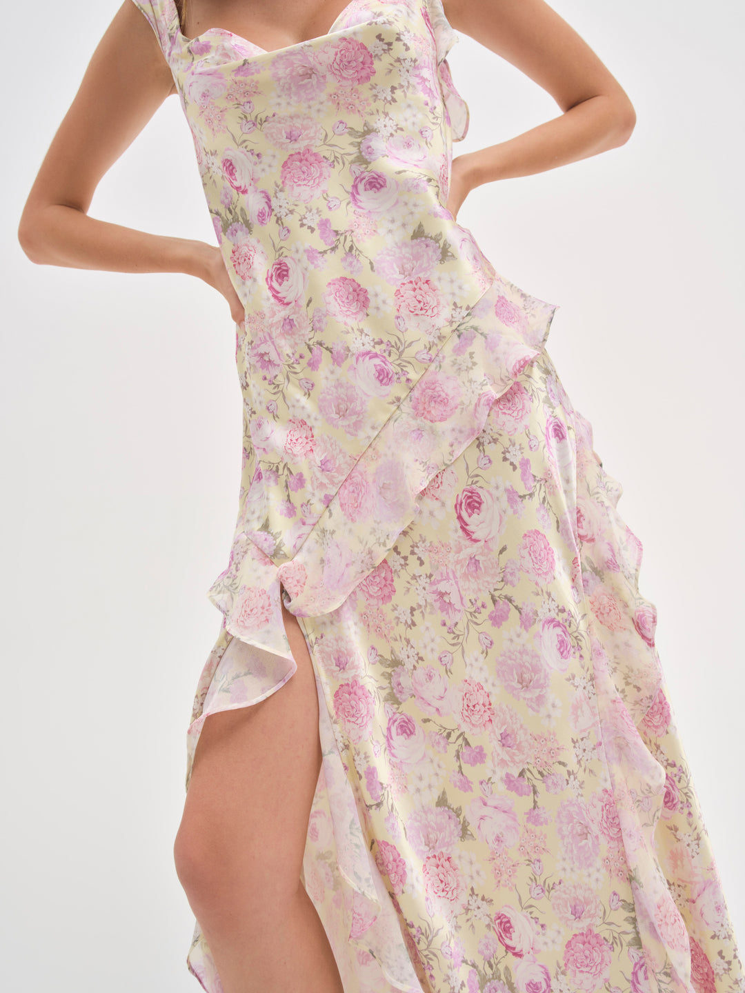 For Love and Lemons Sawyer Maxi Dress - Yellow