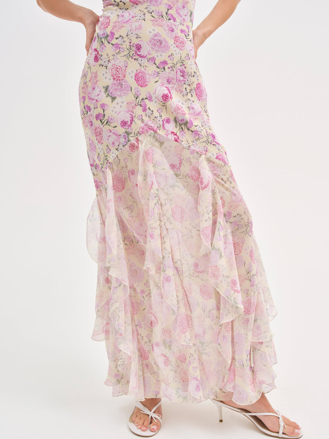 For Love and Lemons Elea Maxi Dress - Yellow