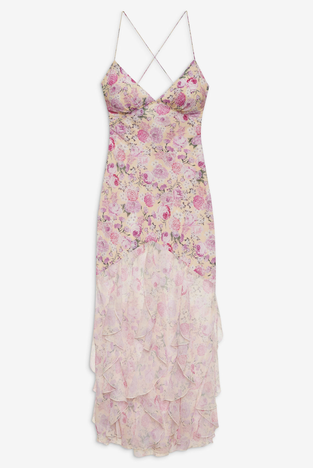 For Love and Lemons Elea Maxi Dress - Yellow