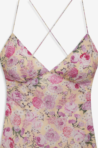For Love and Lemons Elea Maxi Dress - Yellow