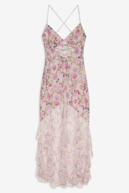For Love and Lemons Elea Maxi Dress - Yellow
