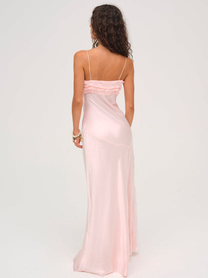 For Love and Lemons Natalie Maxi Dress - Baby Pink