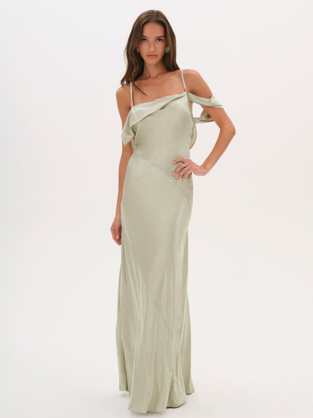 For Love and Lemons Jewel Maxi Dress - Sage