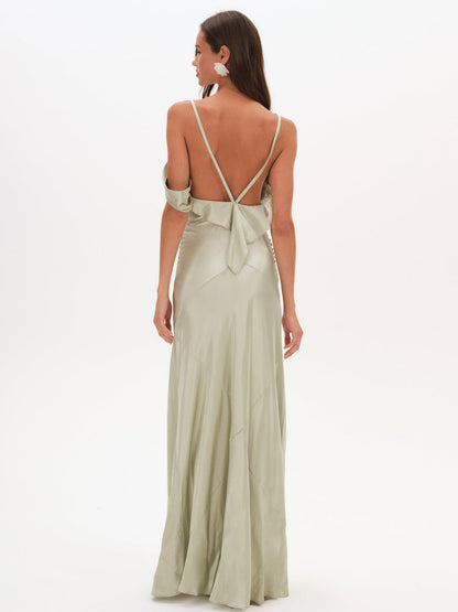 For Love and Lemons Jewel Maxi Dress - Sage