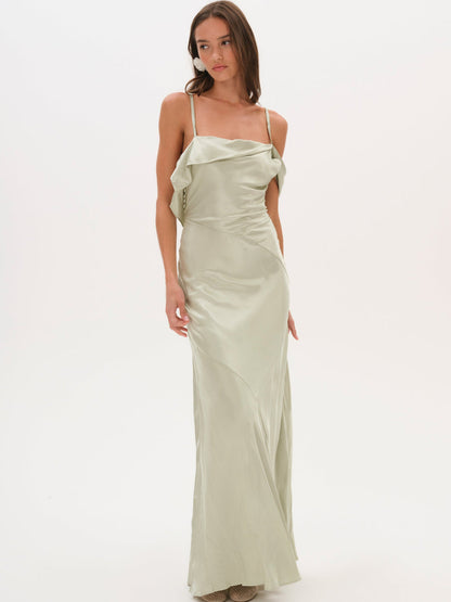 For Love and Lemons Jewel Maxi Dress - Sage