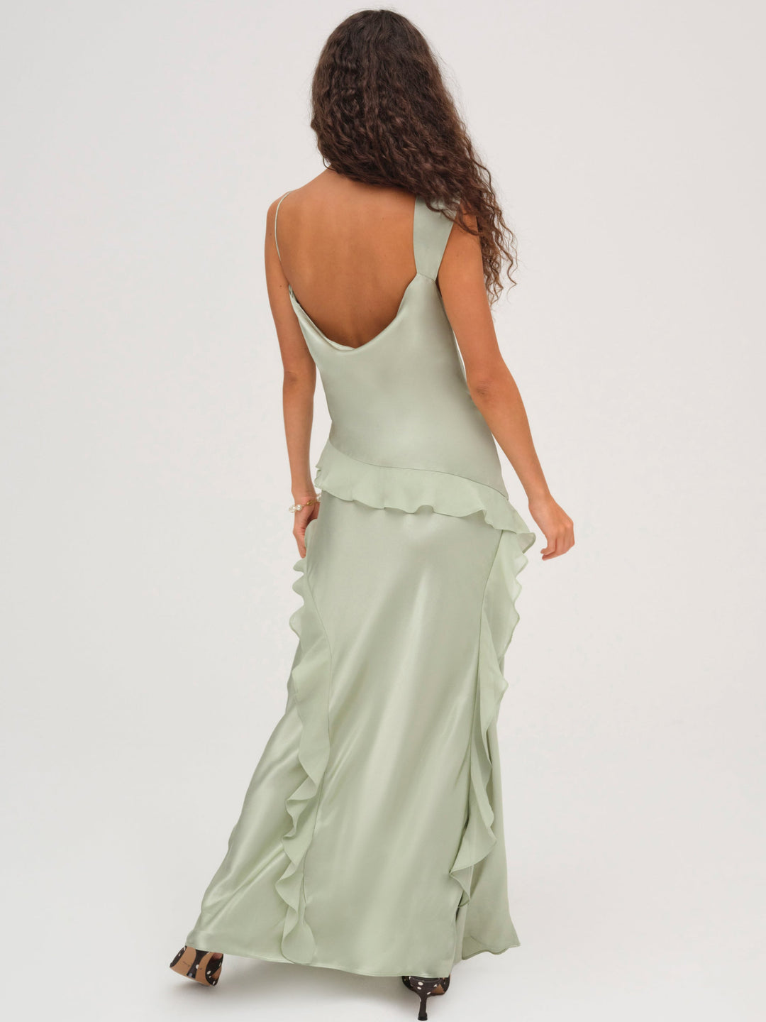 For Love and Lemons Sawyer Maxi Dress - Desert Sage