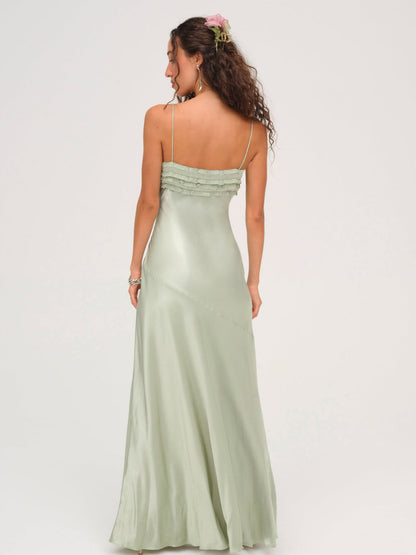 For Love and Lemons Natalie Maxi Dress - Desert Sage