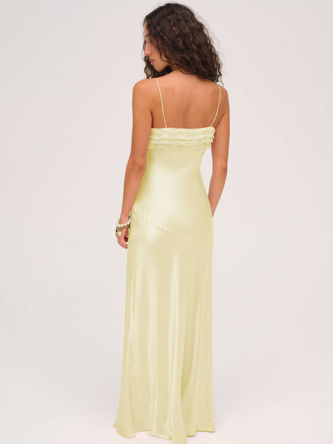 For Love and Lemons Natalie Maxi Dress - Yellow