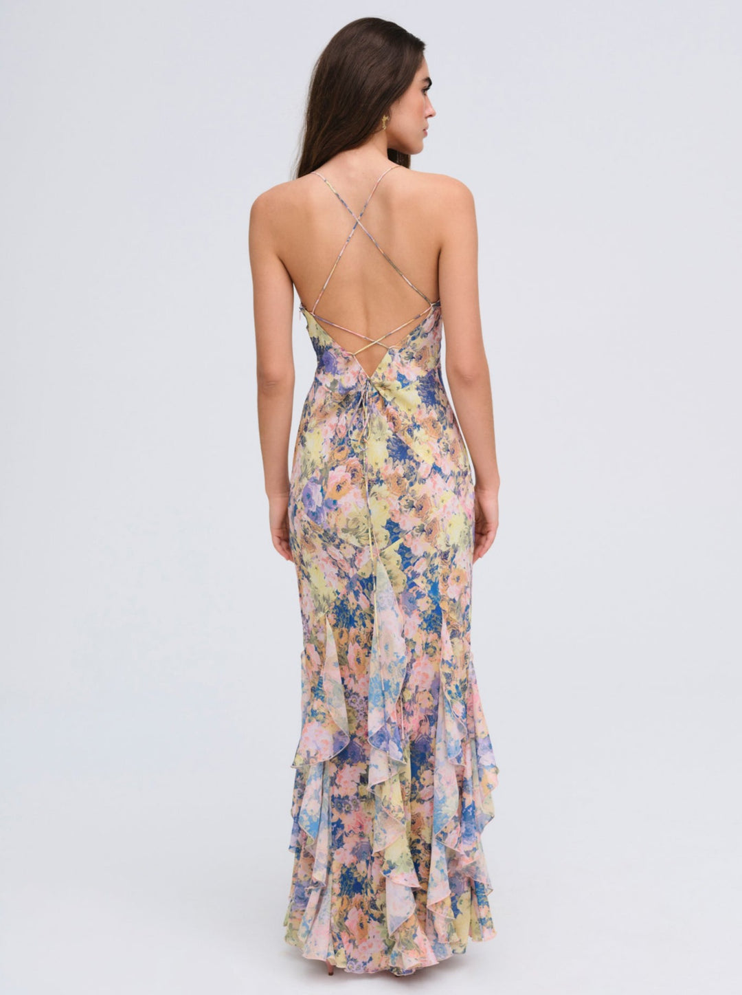 For Love and Lemons Elea Maxi Dress - Pink