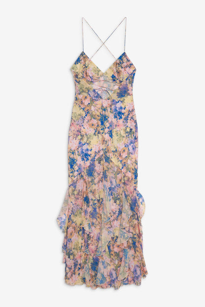 For Love and Lemons Elea Maxi Dress - Pink