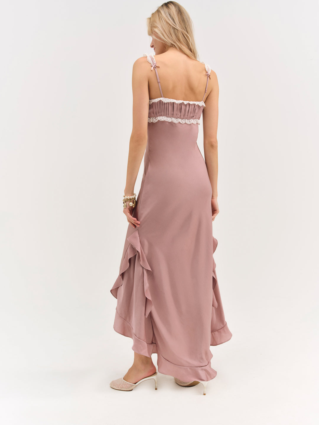 For Love and Lemons Chelsea Maxi Dress - Mauve