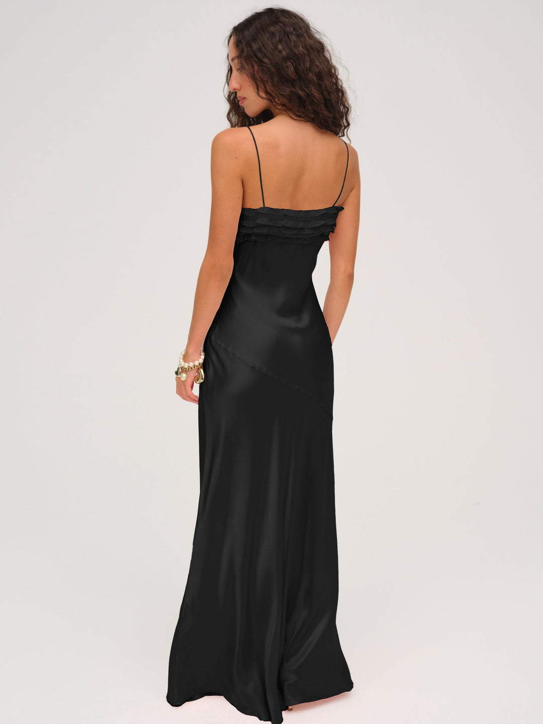For Love and Lemons Natalie Maxi Dress - Black
