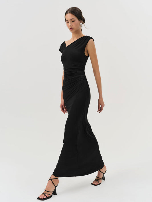 For Love and Lemons Genesis Maxi Dress - Black