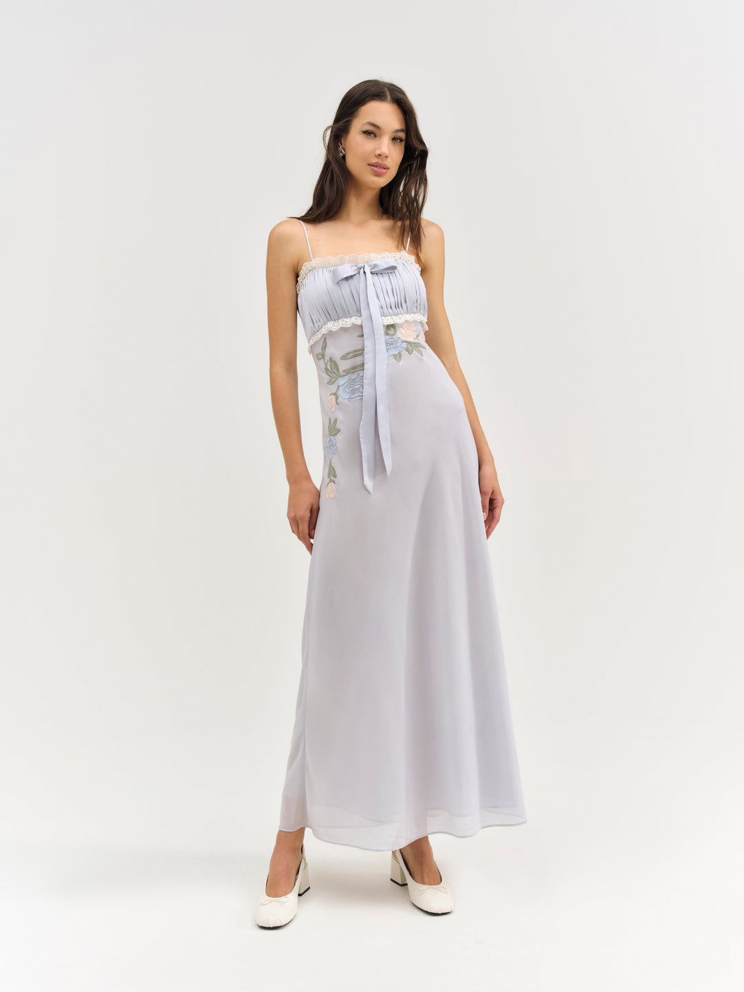 For Love and Lemons Jasmine Maxi Dress - Blue