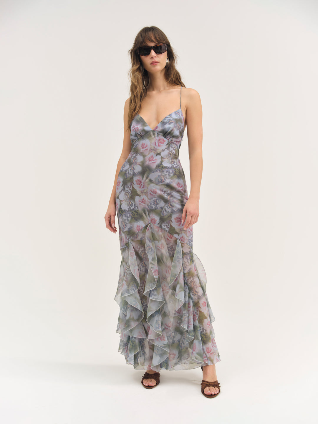 For Love and Lemons Elea Maxi Dress - Purple