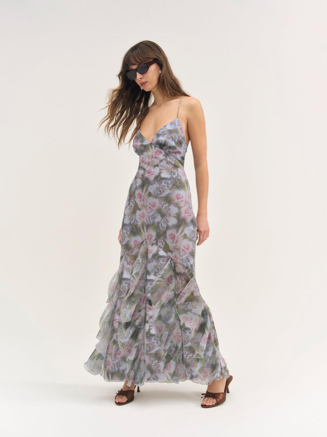 For Love and Lemons Elea Maxi Dress - Purple
