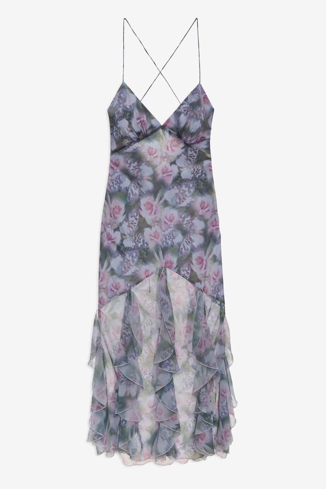 For Love and Lemons Elea Maxi Dress - Purple