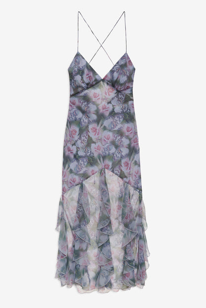 For Love and Lemons Elea Maxi Dress - Purple