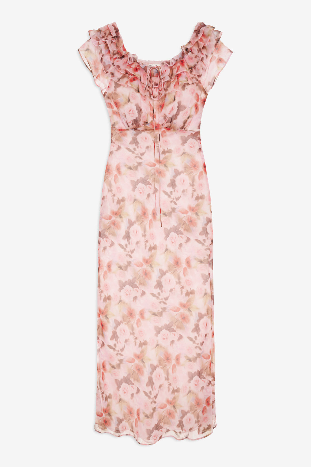 For Love and Lemons Fallen Floral Maxi Dress - Pink